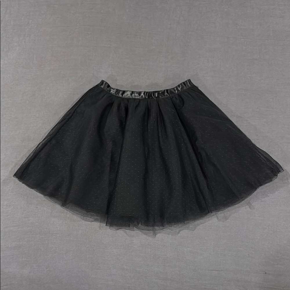 Elegant Black Tulle Skirt